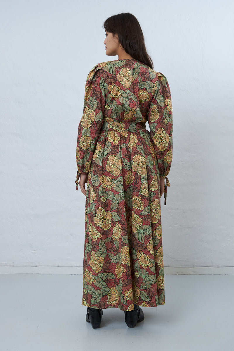 Stella Nova Flowerprinted cotton maxi dress Dress 760 Wild Flowers