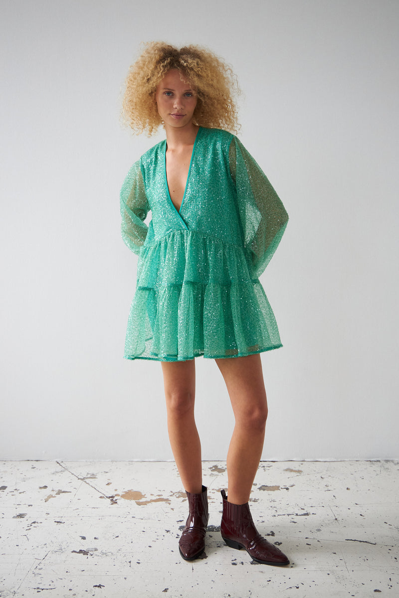 Stella Nova Sequins mini dress Dress 454 Bright Mint