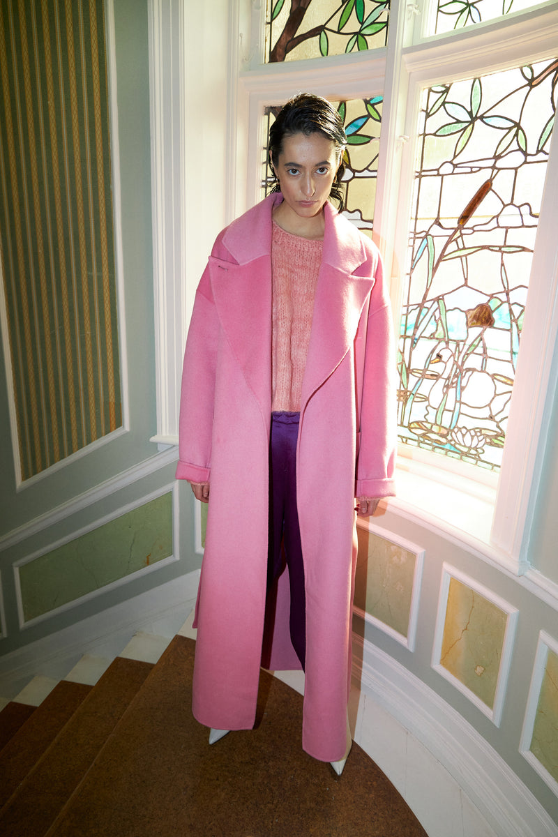 Stella Nova Wool mix coat Coat 465 Pink